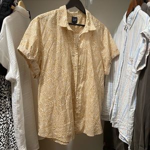 Gap Dolman-Sleeve Light Cotton Top L